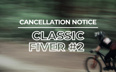 Cancellation Announcement – May 16 – Classic Fiver